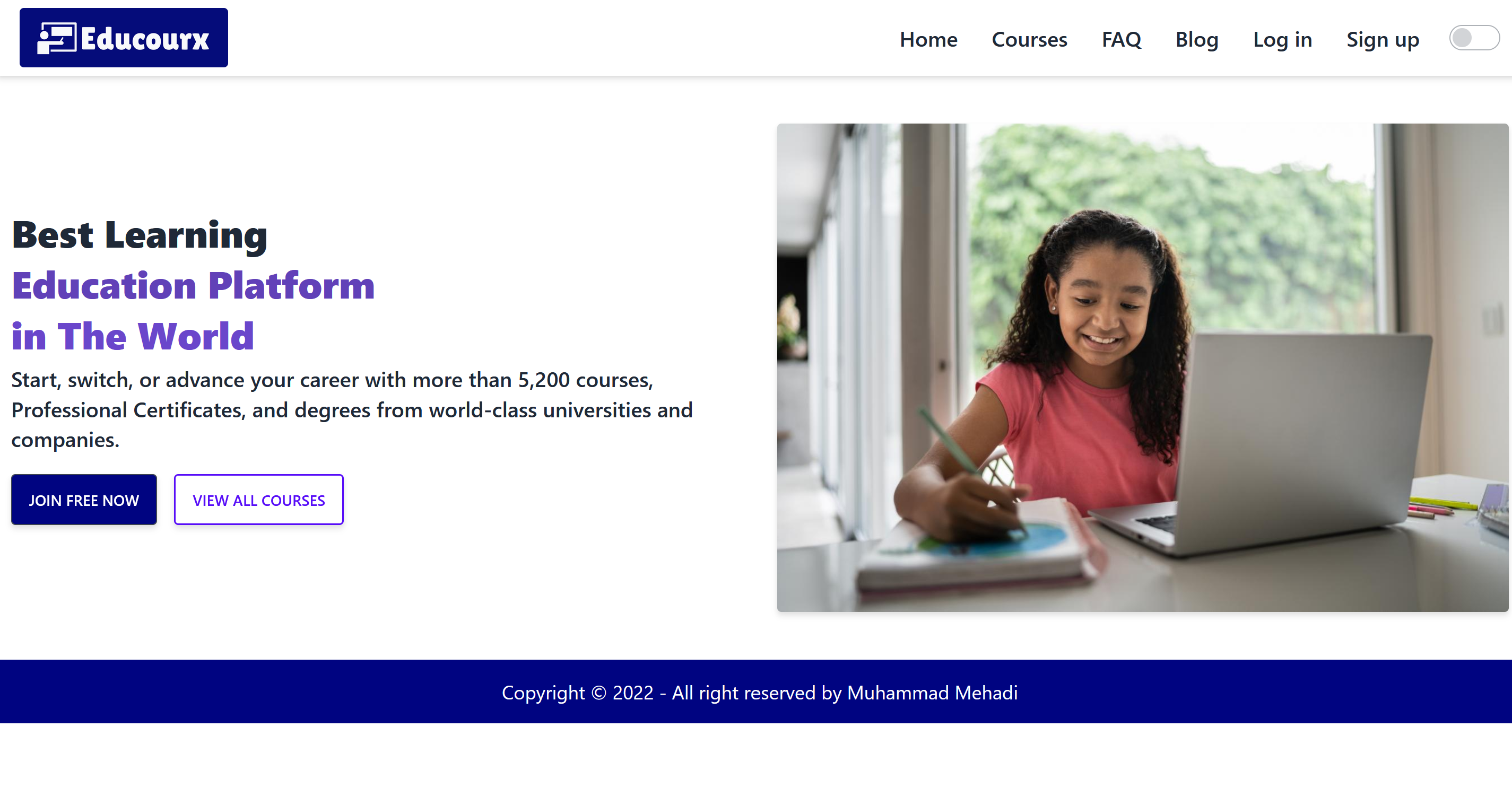 EduCourX - Plataforma de educación en línea