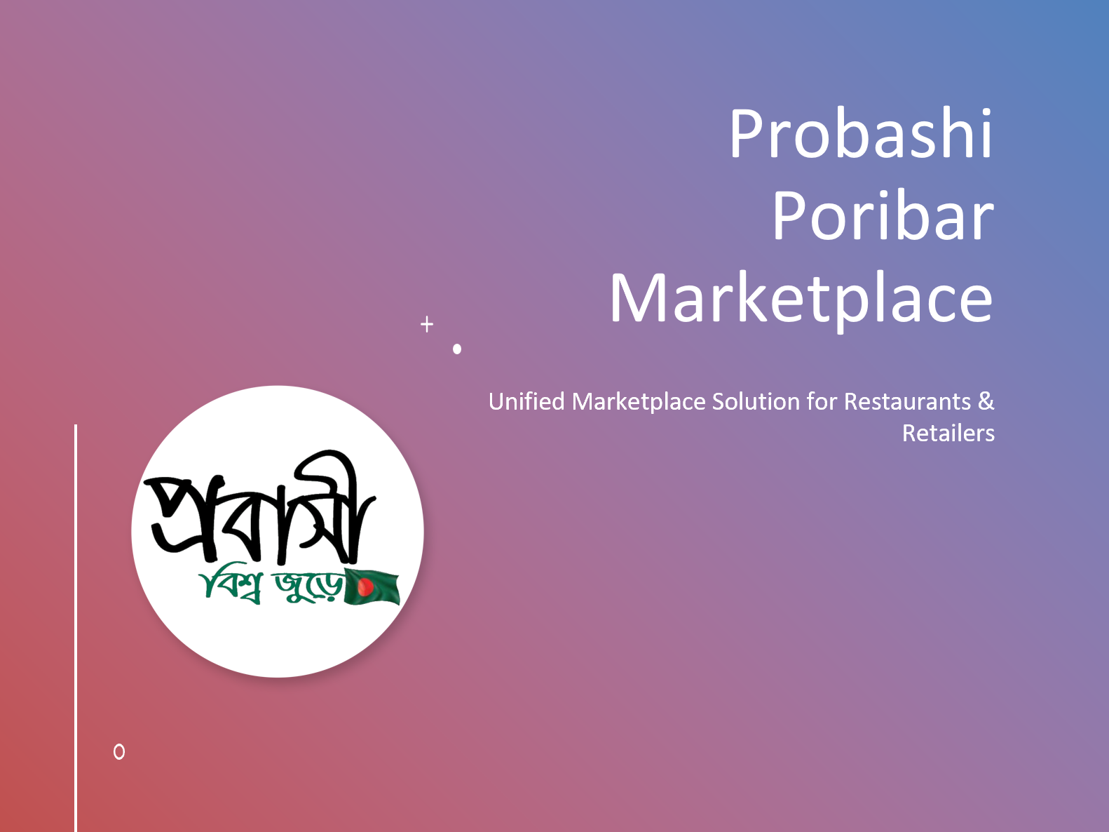 Probashi Poribar Marketplace - Marketplace unificado para restaurantes y minoristas