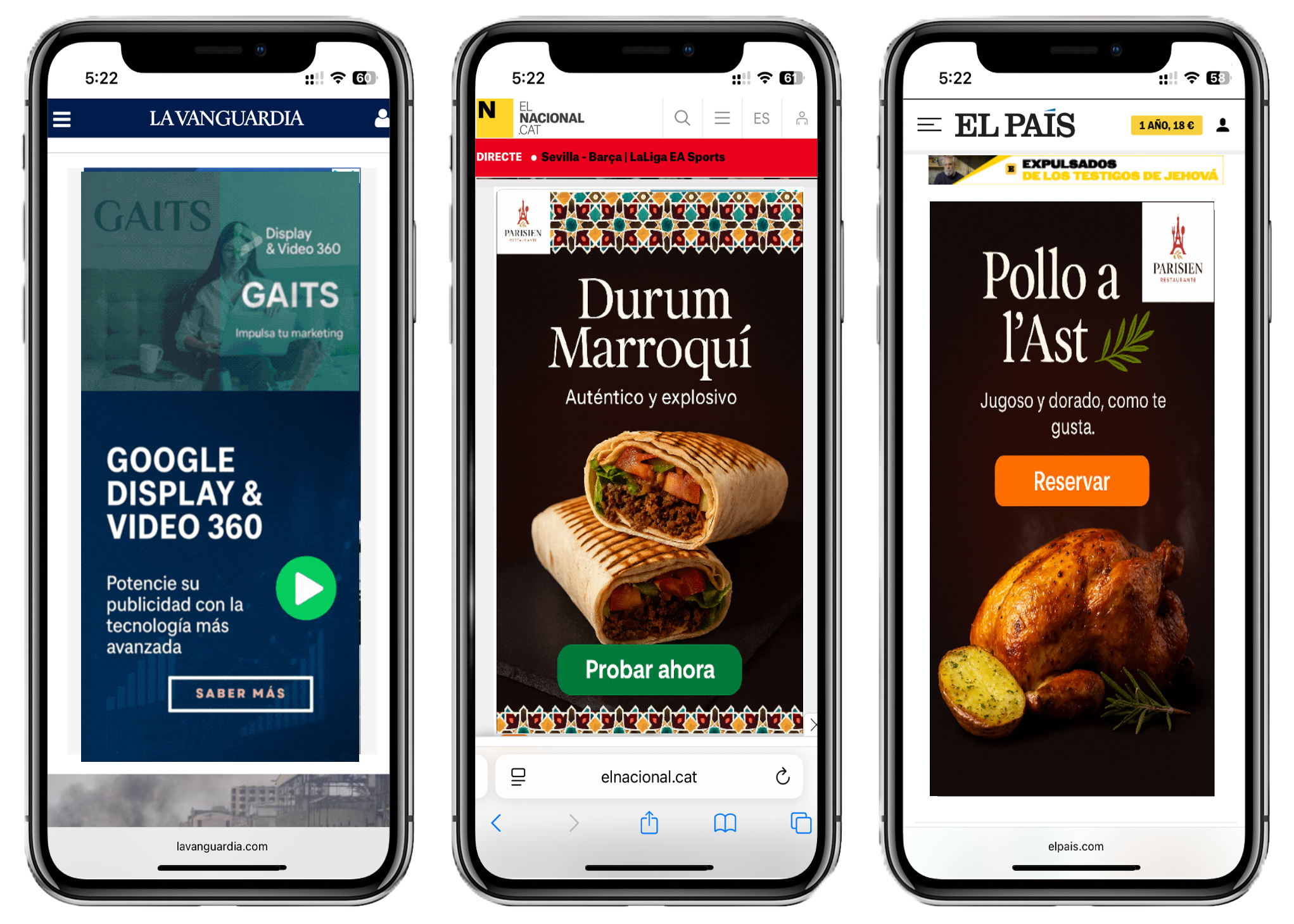 Google Display Video 360 ad GAITS advertising campaign