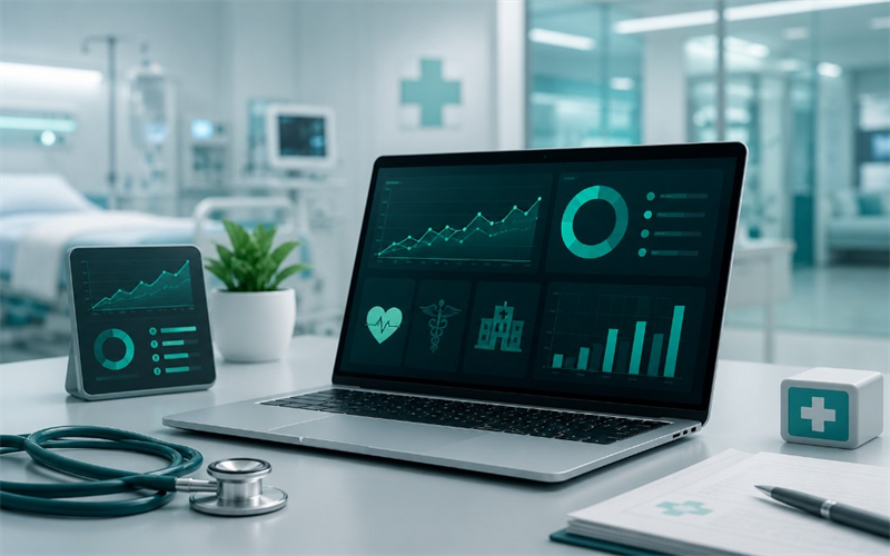 Digital solution for clinics and healthcare — medical dashboard and data management